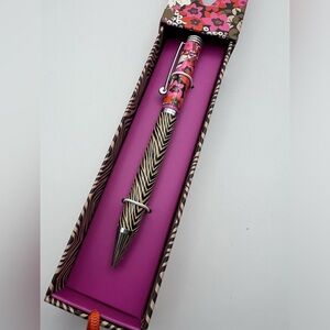 Vera Bradley Rosewood Ball Point Pen Refillable Ink New in Box